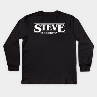 Steve Stranger Harrington Things Kids Long Sleeve T-Shirt